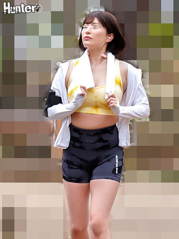 ランナーズハイで興奮状態の巨乳若妻は身近なチ○ポでクールダウン！