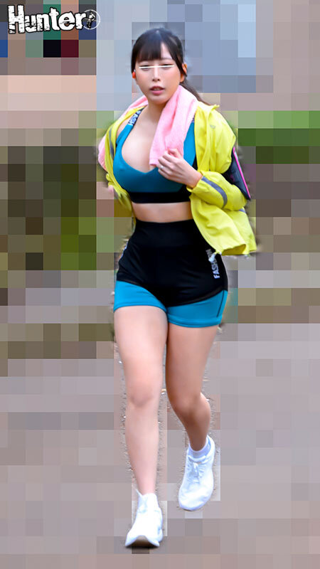 ランナーズハイで興奮状態の巨乳若妻は身近なチ○ポでクールダウン！