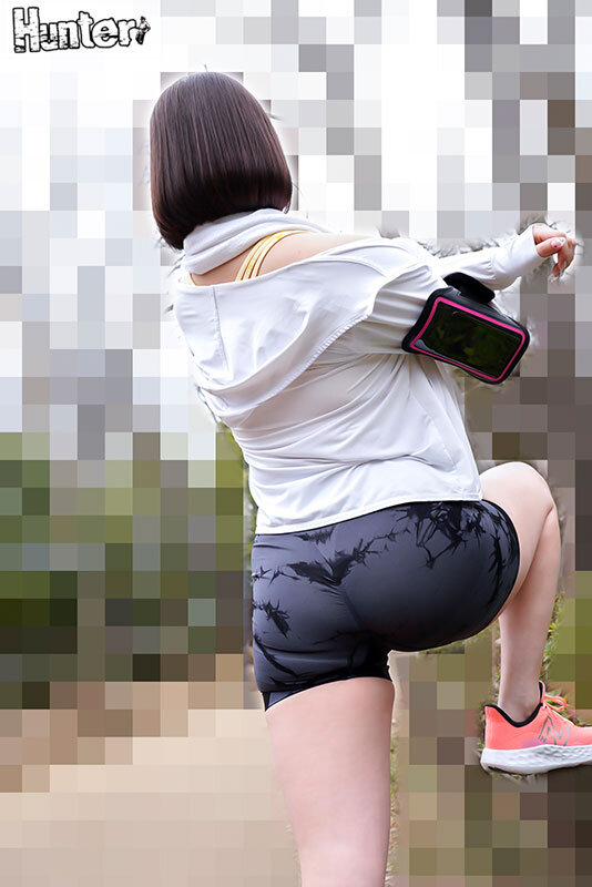 ランナーズハイで興奮状態の巨乳若妻は身近なチ○ポでクールダウン！