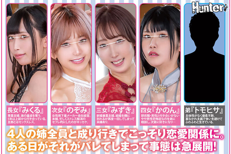 身内限定超モテ期！エッチな巨乳義姉と4股！セクシー下着でボクのチ○ポを奪い合い！不可抗力で義姉と付き合うことになったボク。しかも4人同時！！