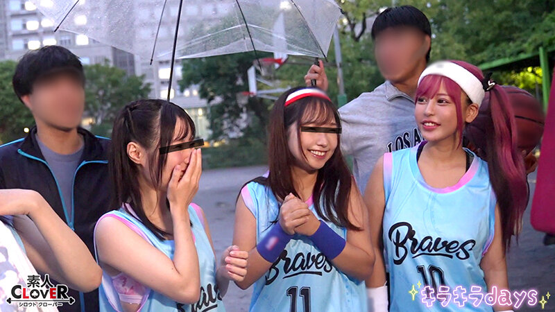 【流出映像】大学バスケサークル女子4人組が《バスケ街コン》で出会った男たちと大乱交【ゆみ、かれん、ひな、なつき】〜ゆみ＆かれん編〜