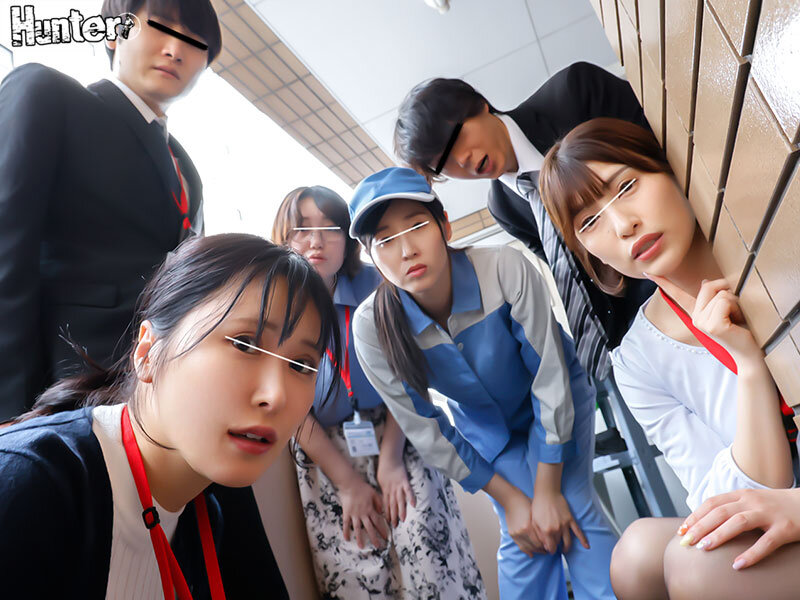 えっ！？80％？なにこの数字？ヤレる確率が可視化されてボクだけに見える世界！オフィス編 なんだその頭の上に見えてる数字は！
