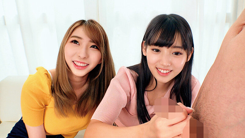 親友の素人娘2人が童貞求めてはじめての逆ナンパ！！めいちゃん＆さとみちゃんウブな美少女たちがデカチン研究！さらちゃんもなみちゃん