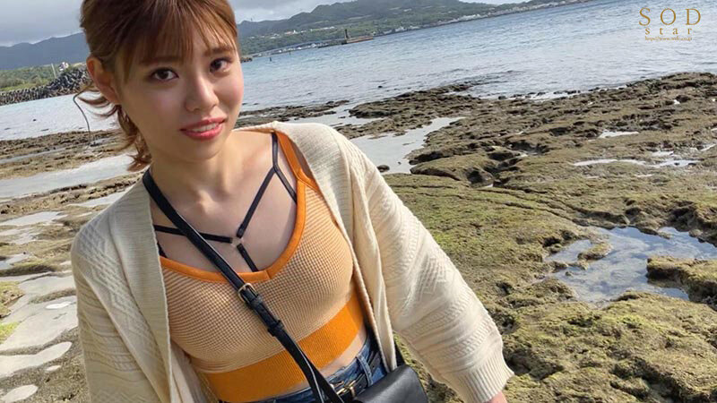 【夏といえば水着！SODstar全員ビキニ祭】ドキドキの初露出！アスリート‘新海咲’ 南国イチャラブデートで露出SEX